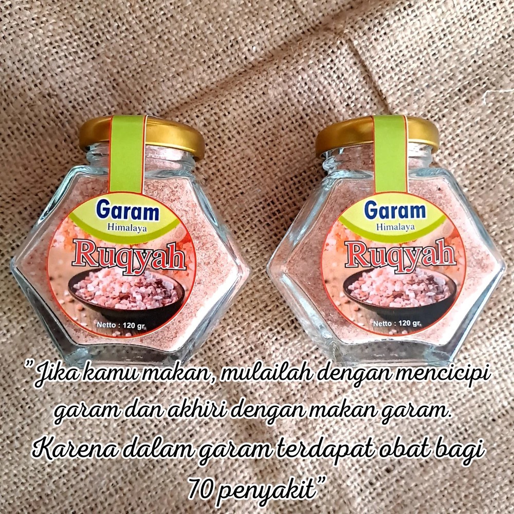 

Garam Ruqyah Himalaya Garam Pink Sehat dan Higienis / Garam Kesehatan Himalaya Ruqyah