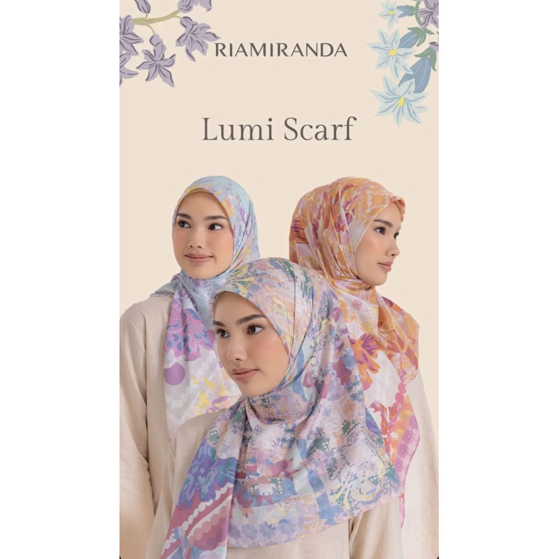 LUMI SCARF RIA MIRANDA, NEW ORIGINAL WITH BOX