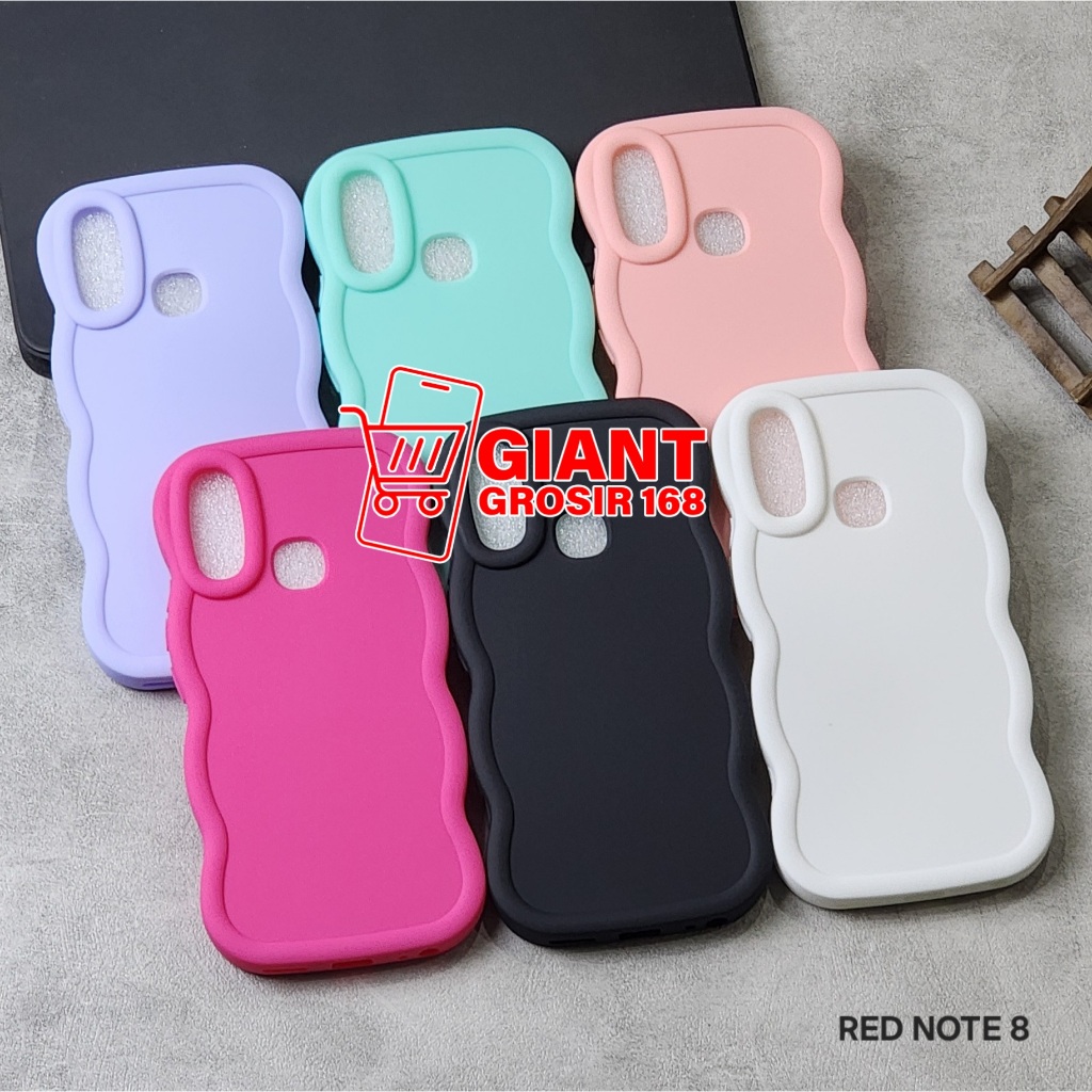 New Case Monster Macaron Doff Wave Gelombang Warna case Redmi Note 7 Redmi Note 7 Pro Redmi Note 8 R