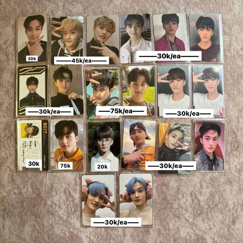 pc photocard nct mark future chillin yizhiyu ar resonance jewel beatbox