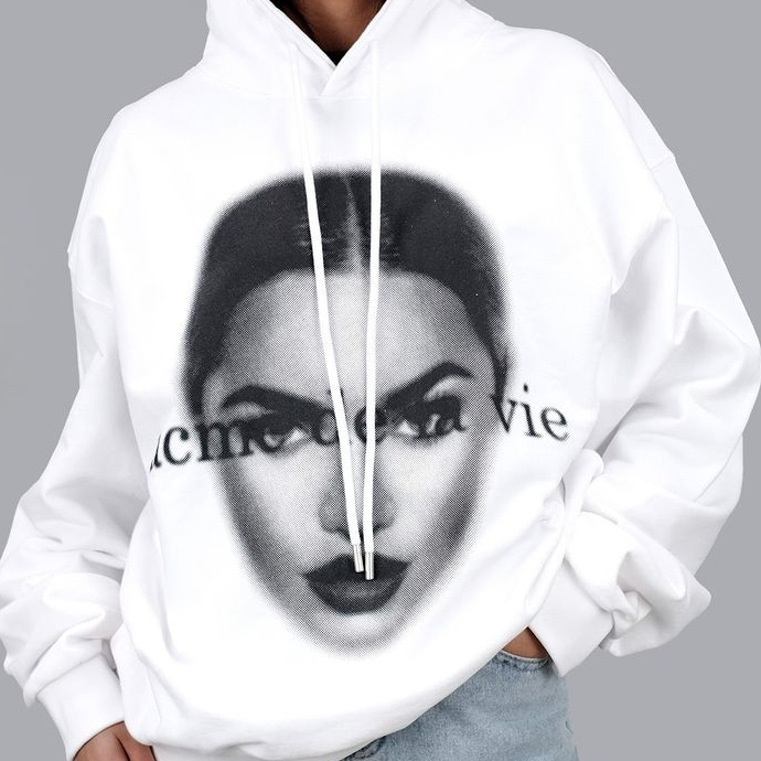 ADLV Face White Hoodie