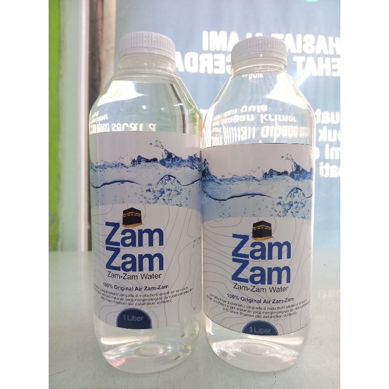 

ZamZam Water 100% Original air zam zam asli mekkah 1 liter
