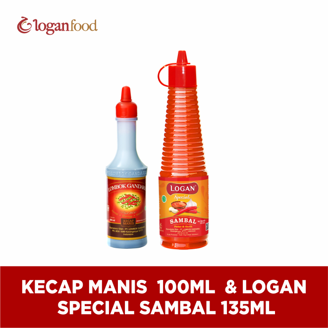 

PAKET HEMAT KECAP MANIS 100KP & SAUS LOGAN SPECIAL 135ML