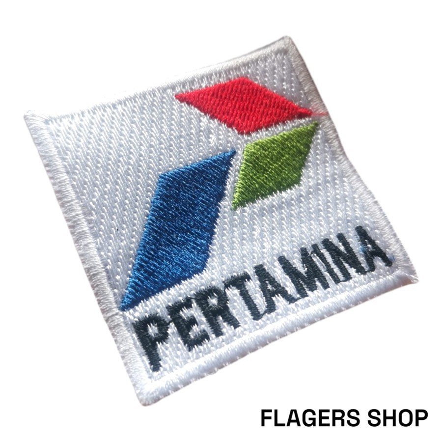 Bedge Bet Bordir Pertamina / Logo / Atribut / Emblem / Patch / Patches