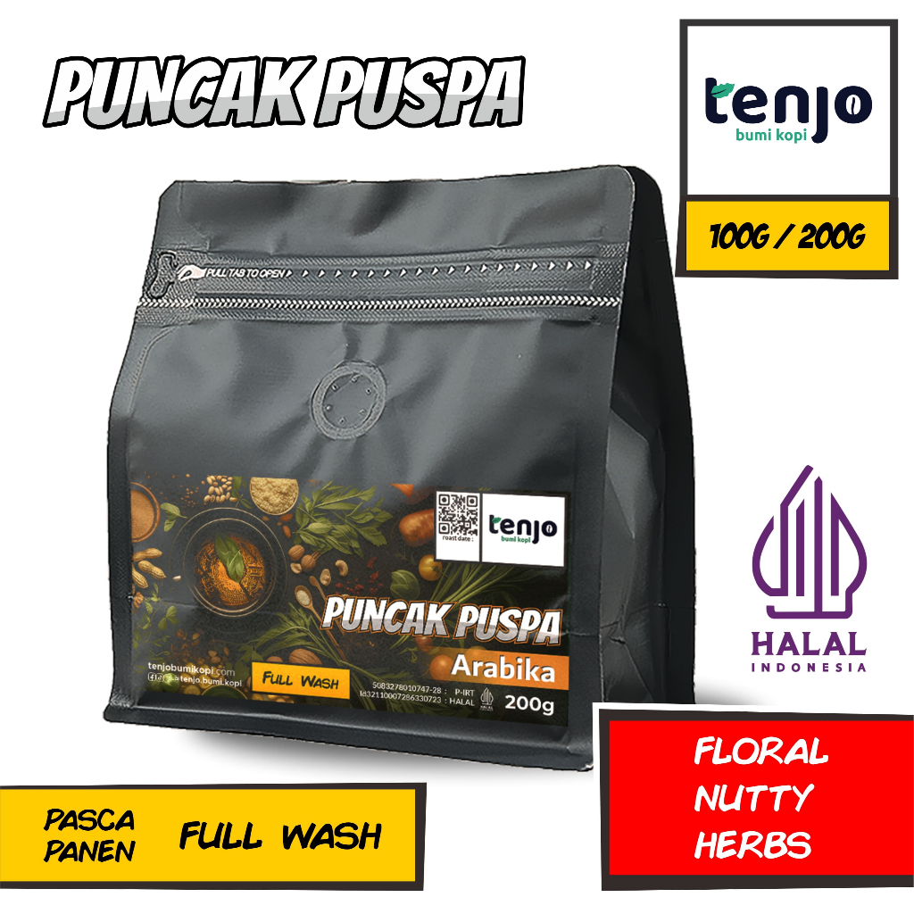 

Kopi Arabika Single Origin Puncak Puspa by Tenjo Bumi Kopi