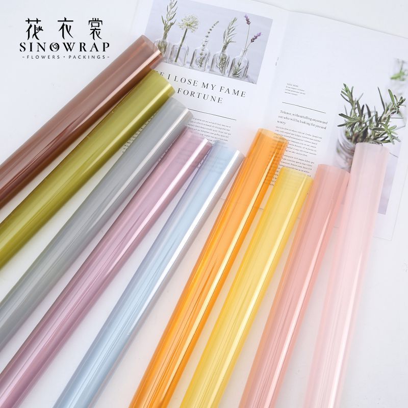 

GLOSSY SEMI TRANSPARANT || KERTAS BUKET CELLOPHANE FLOWER WRAPPING