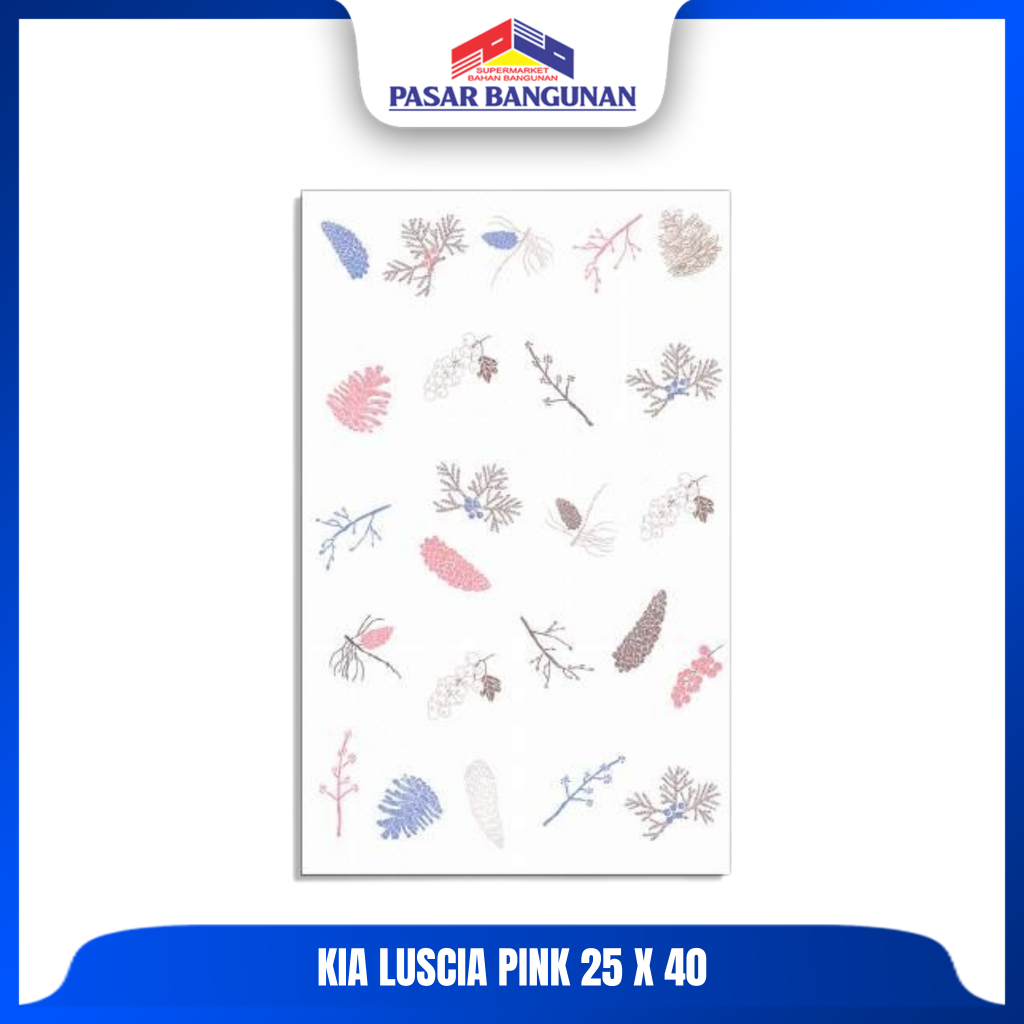 KIA Keramik Lucia Pink 25x40