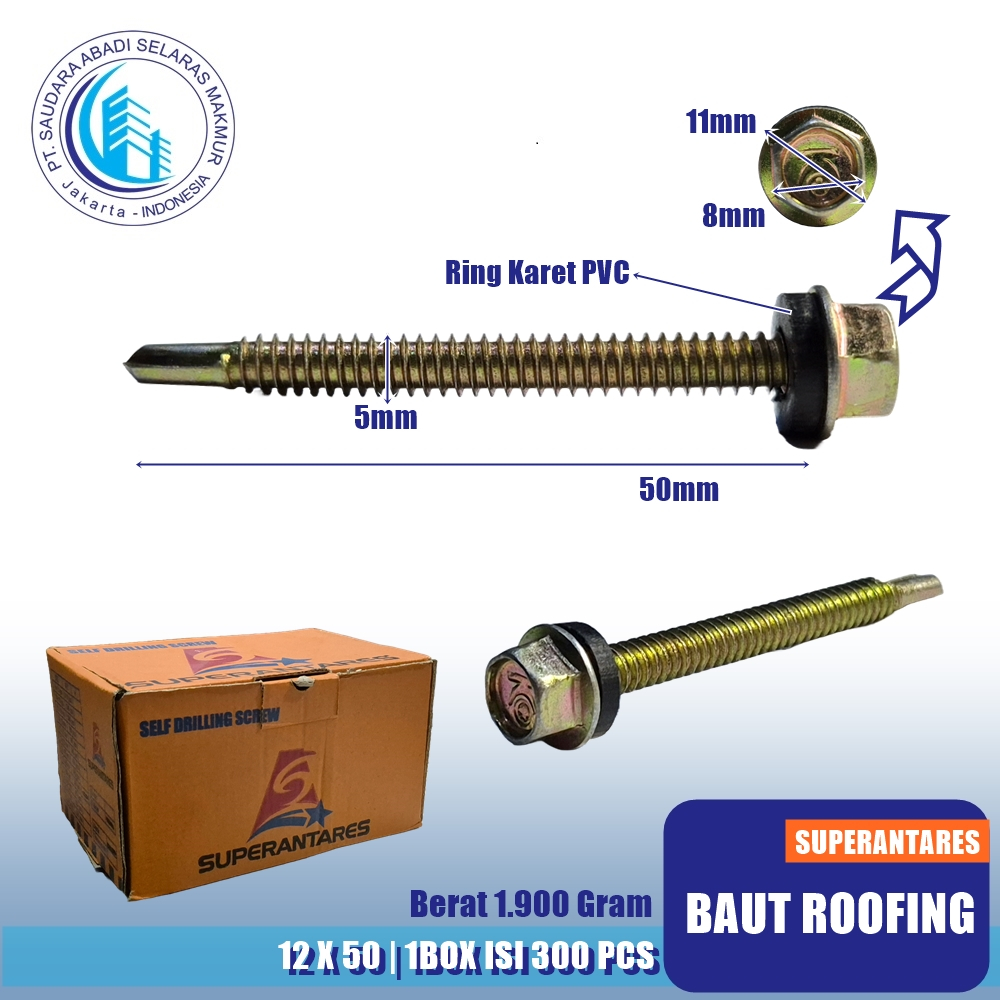 baut roofing 5cm | baut roofing 12x50
