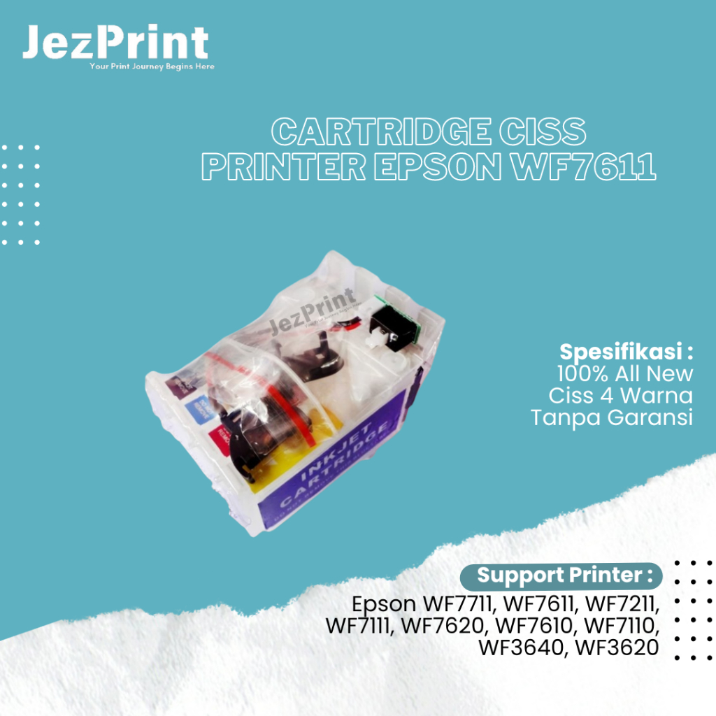 Cartridge Ciss  Epson T188 188 CISS Infus Printer WF-7711 WF-7611 WF-7211 WF-7111 WF7611 New