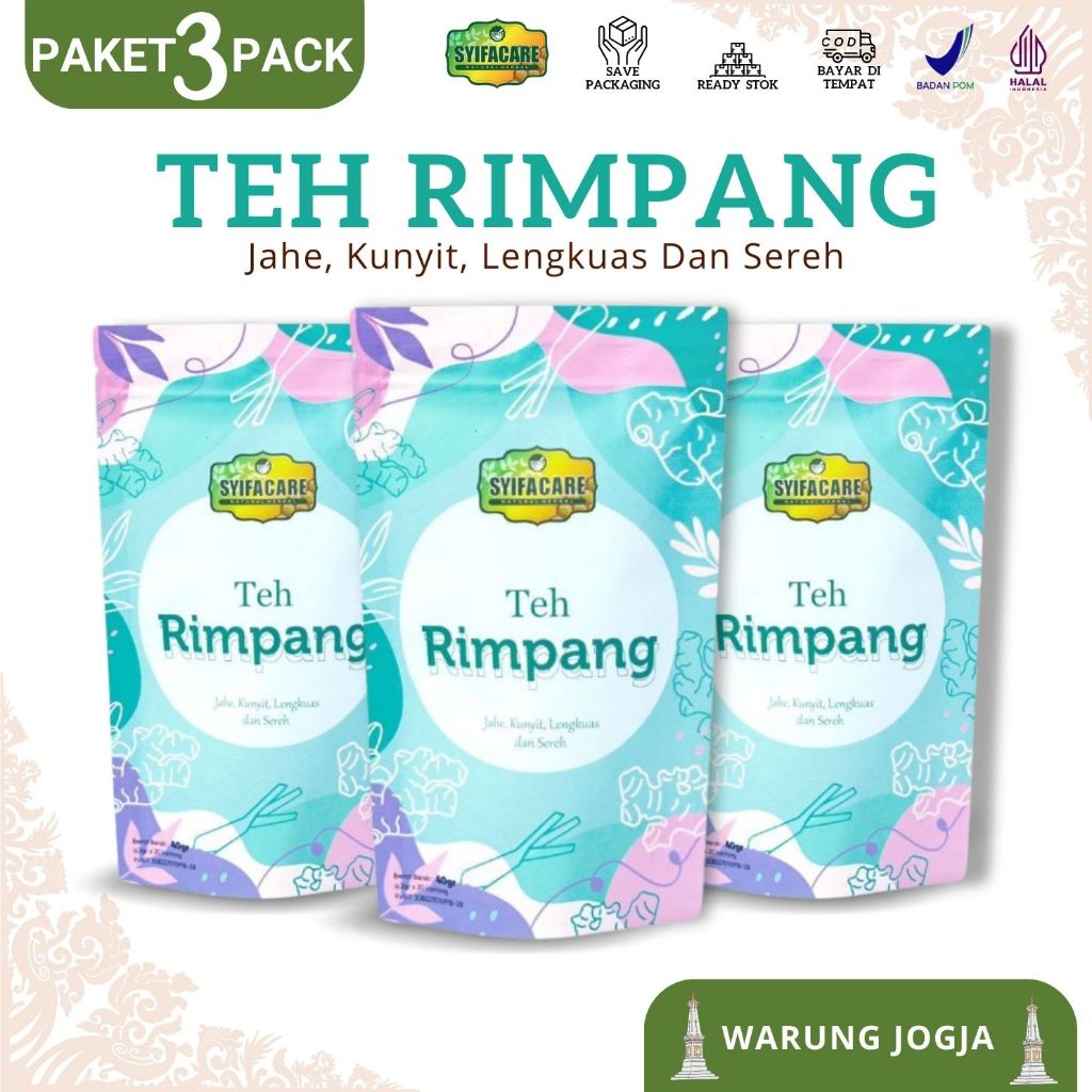 

Teh Rimpang Syifacare Original BPOM | Teh Celup Pelangsing | Teh Celup Ala JSR Membantu Progam Diet