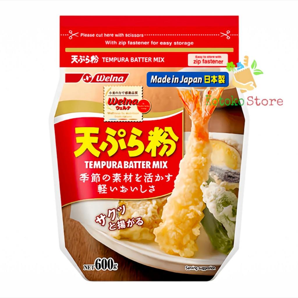 

Nisshin Seifun Welna Termpurako / Tepung Tempura Batter Mix Japan / Tepung Tempura Jepang 600gr