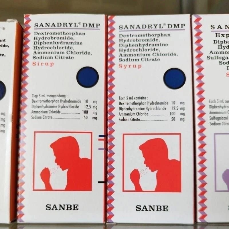 sanadryl DMP syrup 60 ml