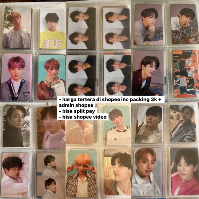 CLEARANCE SALE AAB BTS PC OFFICIAL PHOTOCARD RM NAMJOON JIN SUGA JHOPE JIMIN TAEHYUNG V JK JUNGKOOK 