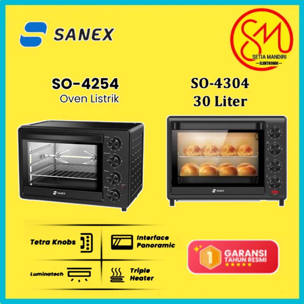 SANEX OVEN LISTRIK 25LITER / 30LITER - GARANSI RESMI