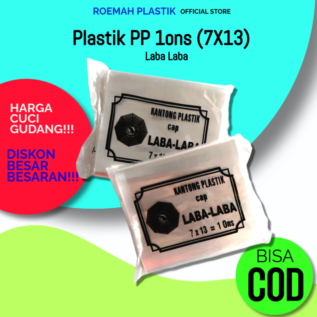 Kantong Plastik Food Grade Kiloan Kecil Bening