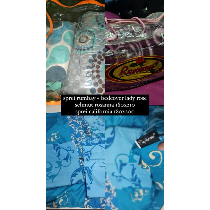 preloved sprei selimut bedcover