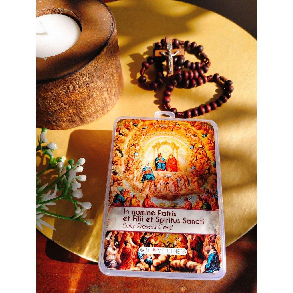 KARTU DOA KATOLIK-in nomine Patris et Filii et Spiritus Sancti/ Devosi Katolik/ Devosi Santo Santa