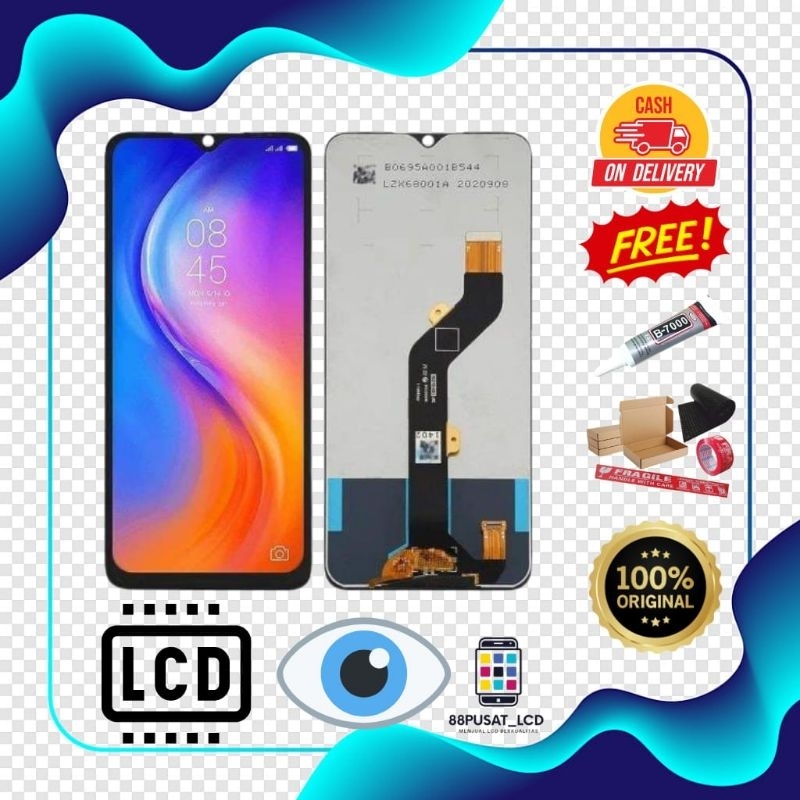 LCD FULLSET ITEL A49 / A661LRU / A58 / A661W / A58 PRO 4G / A661L / A661WP ORIGINAL TOUCHSCREEN  LCD