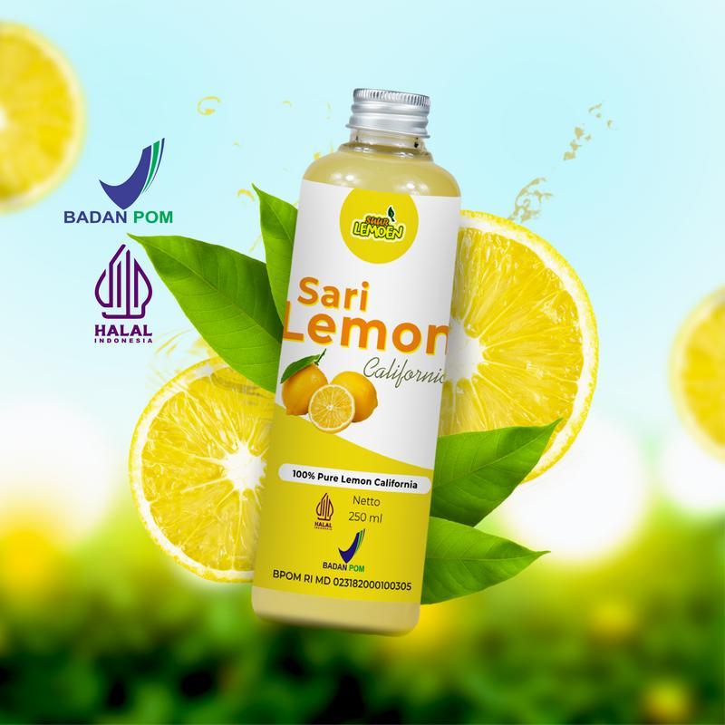 

Sari Lemon / Air Lemon Murni / Minuman Diet 250ml - 500ml | Lemon California By Suur Lemoen ID