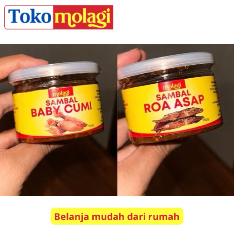 

Sambal molagi baby cumi roa 130 gr