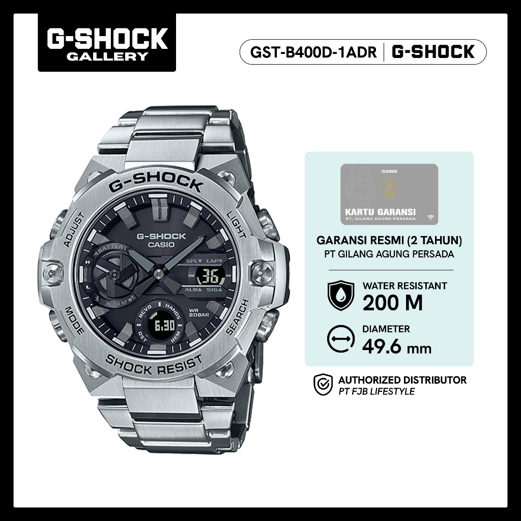 G-Shock Jam Tangan GST-B400D-1ADR
