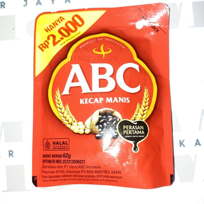 

Kecap Manis ABC Refill Kecil 2000 an 60ml