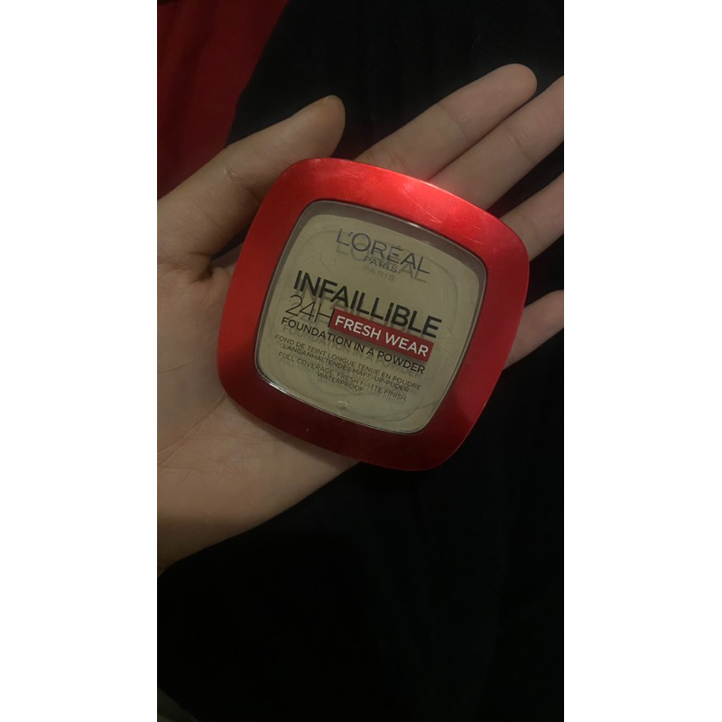 Prelove LOreal Paris Infallible 24H Fresh Wear Powder Foundation - Bedak Wajah shade 130