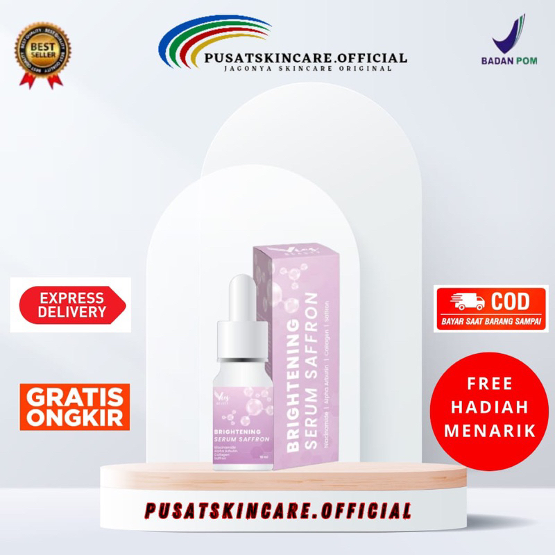 SERUM SAFRON TERMURAH BY VIES KEMASAN BARU BPOM