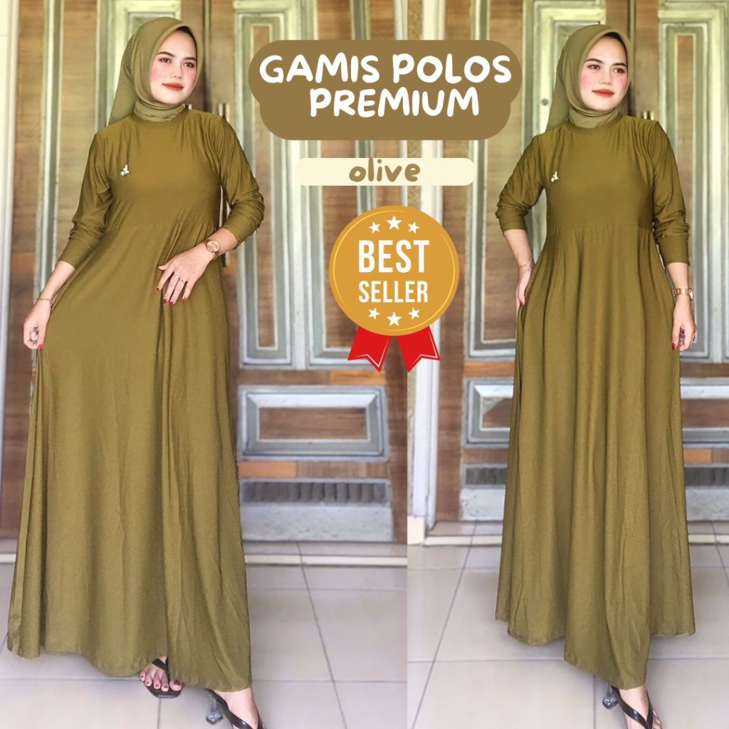 [ PROMO  ] GROSIR GAMIS JERSEY POLOS PREMIUM ORIGINAL BAHAN JERSEY ZOYA SUPER MATT Gamis Wanita Terb