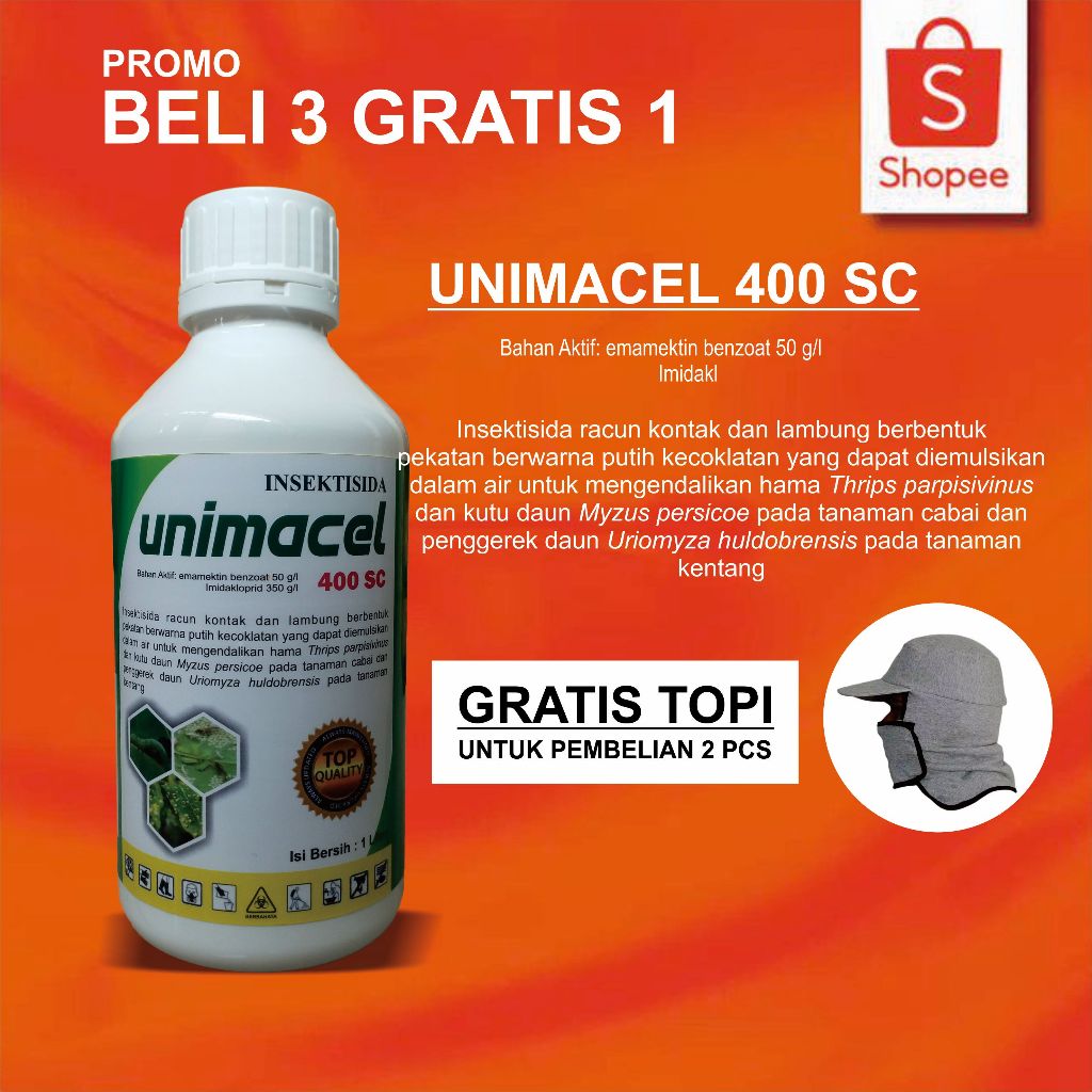 UNIMACEL 400SC 1000ML INSEKTISIDA