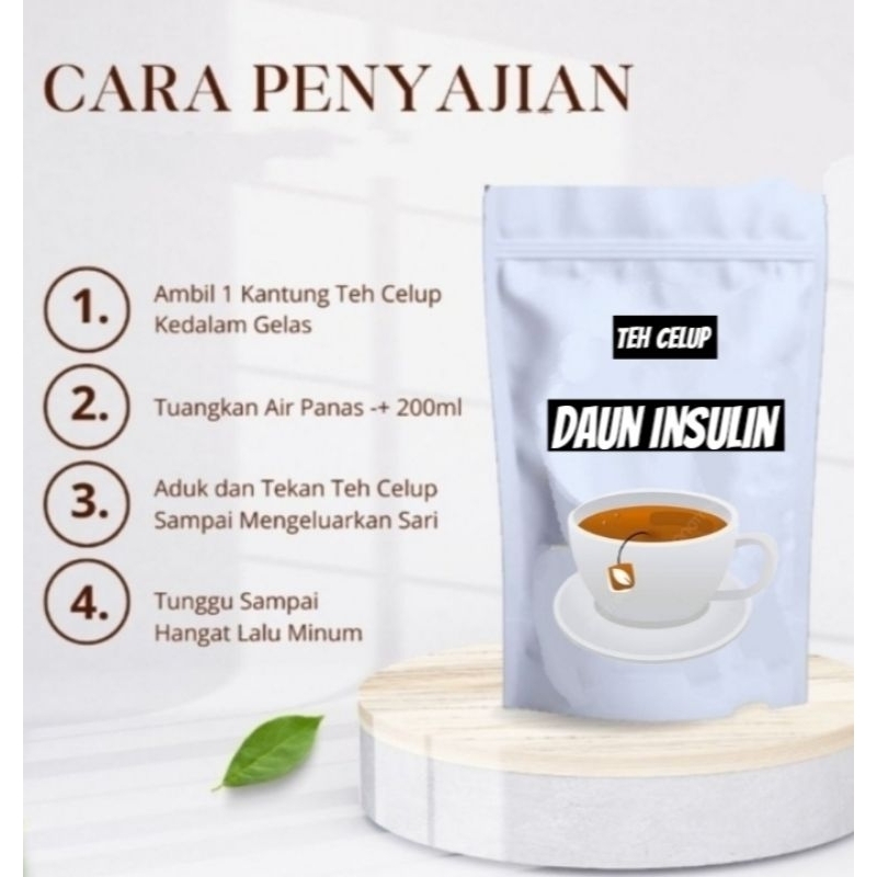 

Teh Celup Daun Insulin Isi 10 Tea Bag