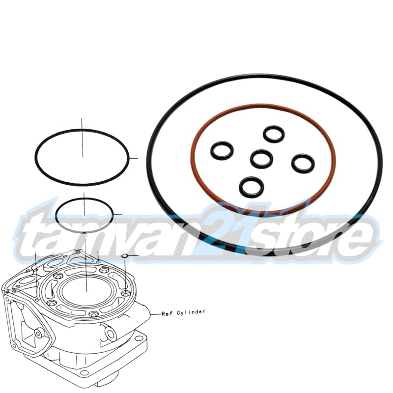 SEAL O RING HEAD BLOK ATAS NINJA RR R SS