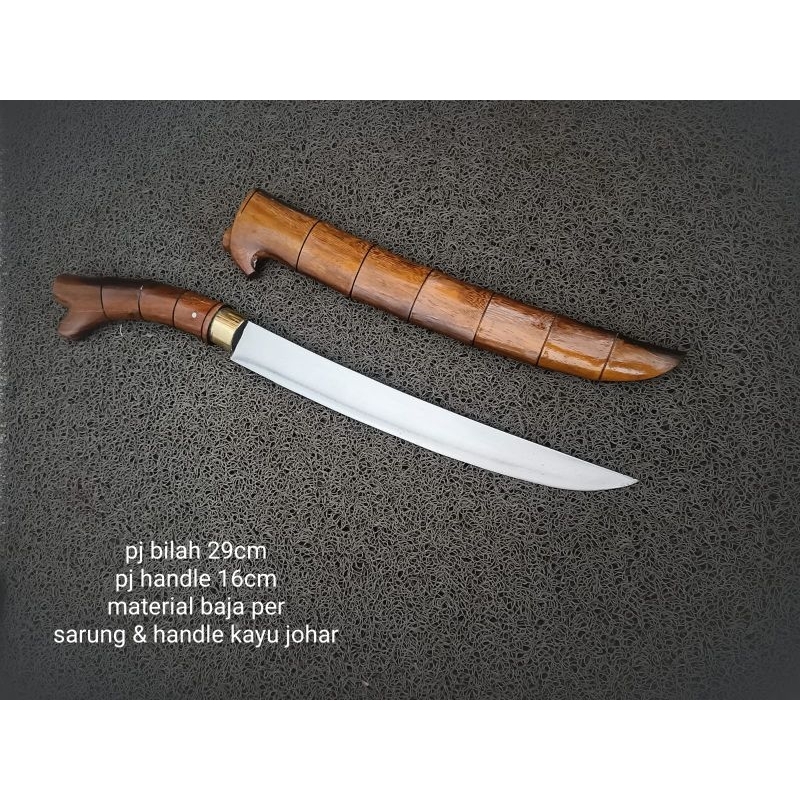 pisau zambia petrok baja per asli siap pakai
