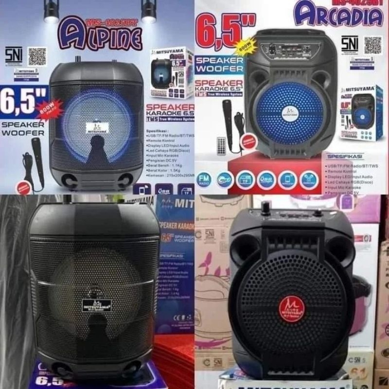 SPEAKER BLUETOOTH PORTABLE / SPEAKER 6.5IN