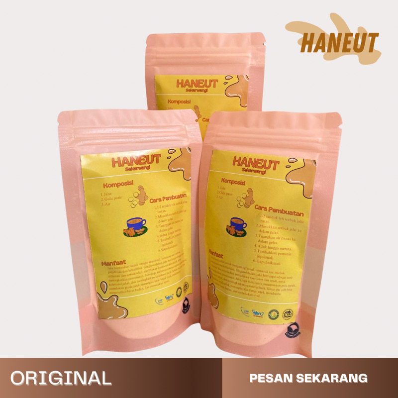 

Serbuk Jahe HANEUT Premium Minuman Herbal Instan 100g