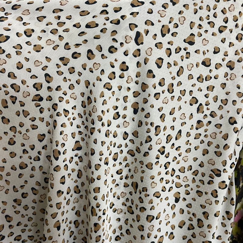 Kain Satin Silk - Satin Silk Motif - Kain Tunik Motif | Harga per Setengah meter