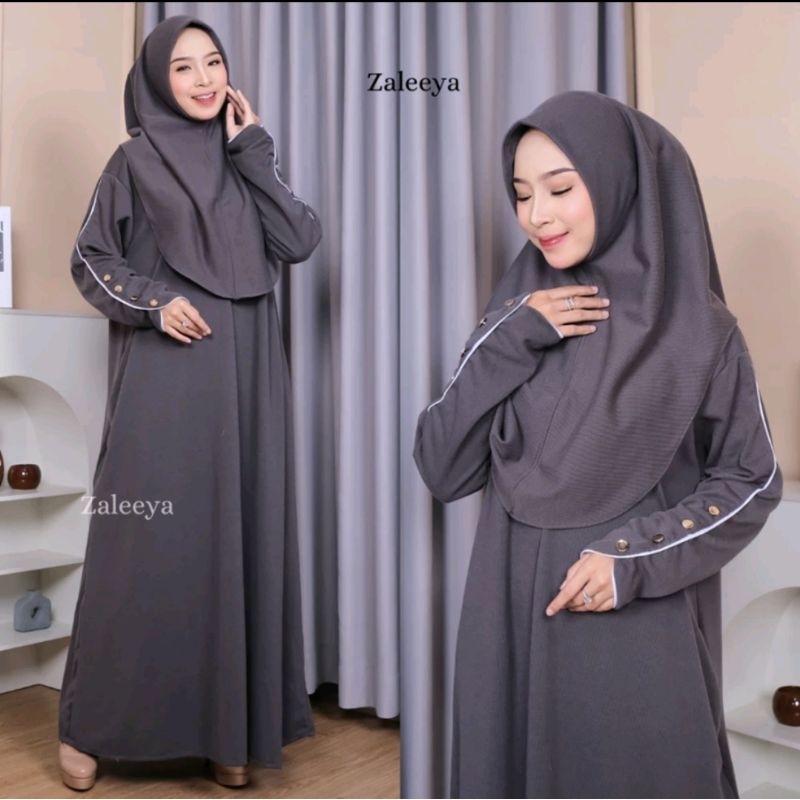 Arumi Dress Set Kerudung Matt Knit Dress Terbaru