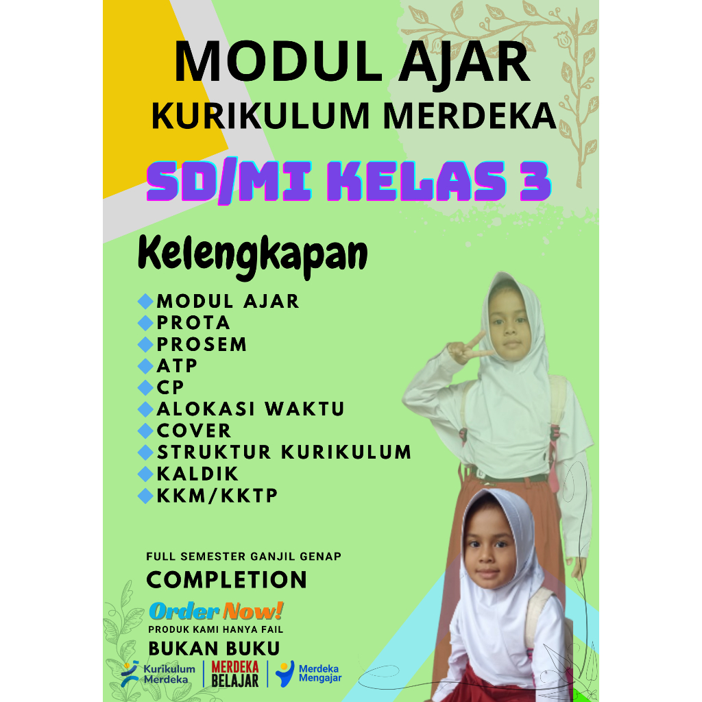 

Modul Ajar Kelas 3 SD/MI Kurikulum Merdeka