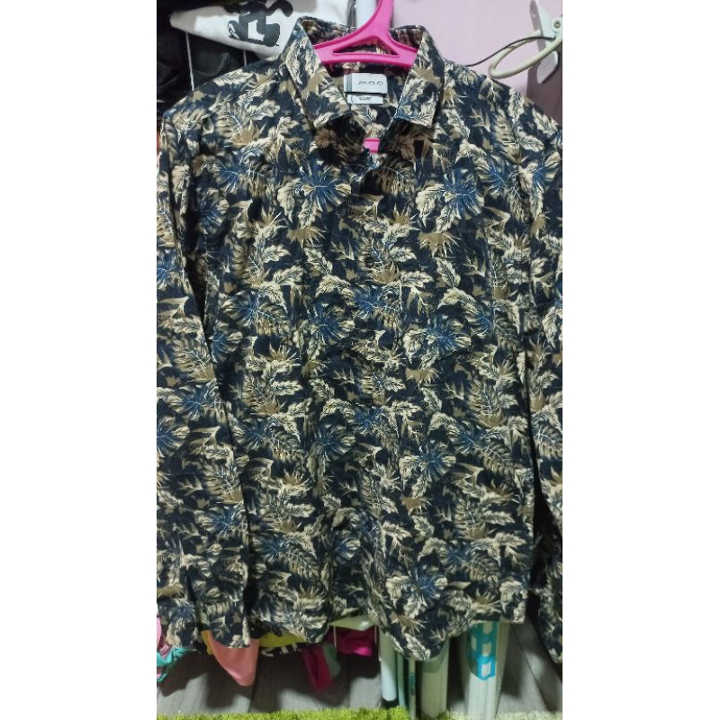 MOC Batik Kemeja Bapak Slimfit Preloved