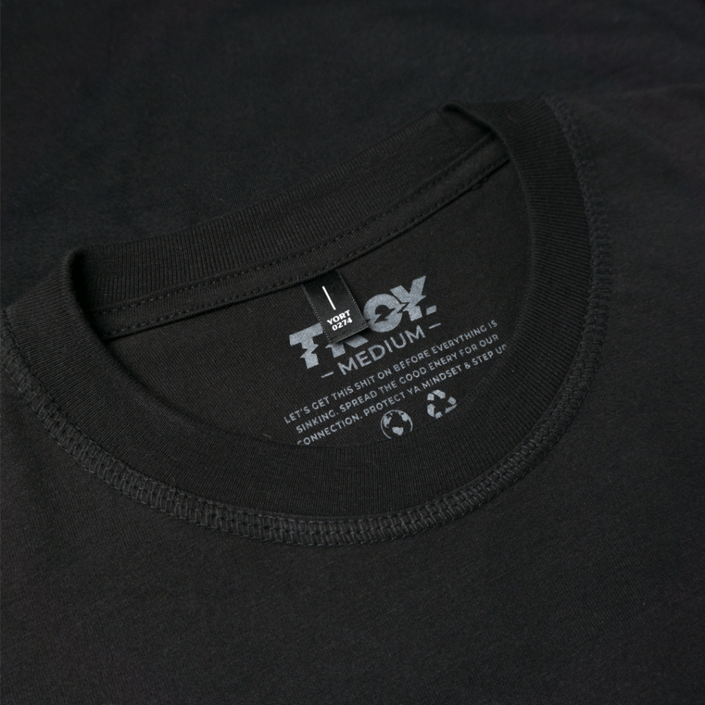 Troy Company Longsleeve T-shirt Black Symbology - Kaos Hitam Lengan Panjang LS 2437