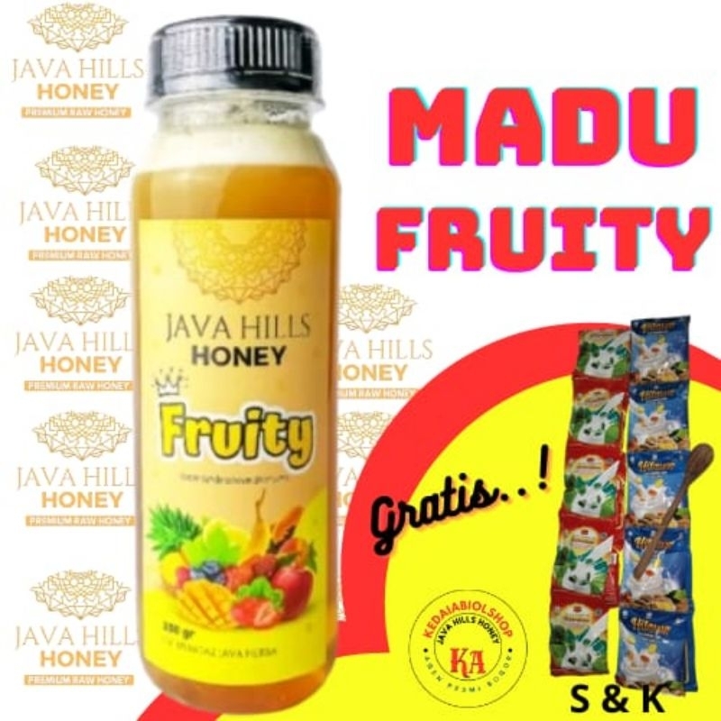 

MADU FRUITY JAVAHILLS HONEY 330, HUTAN, MURAH, ASLI, MURNI, HALAL, VIRAL, PREMIUM, IMUNITAS, STAMINA , BPOM, UJI LAB, SERTIFIKAT, BERKUALITAS, HERBAL, NAFSU MAKAN, ANEMIA, CACINGAN, PANAS DALAM, RADANG