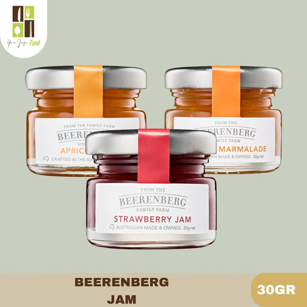 

Beerenberg Apricot Jam / Beerenberg Orange Marmalade Jam / Strawberry Jam / Selai Kemasan 30gr