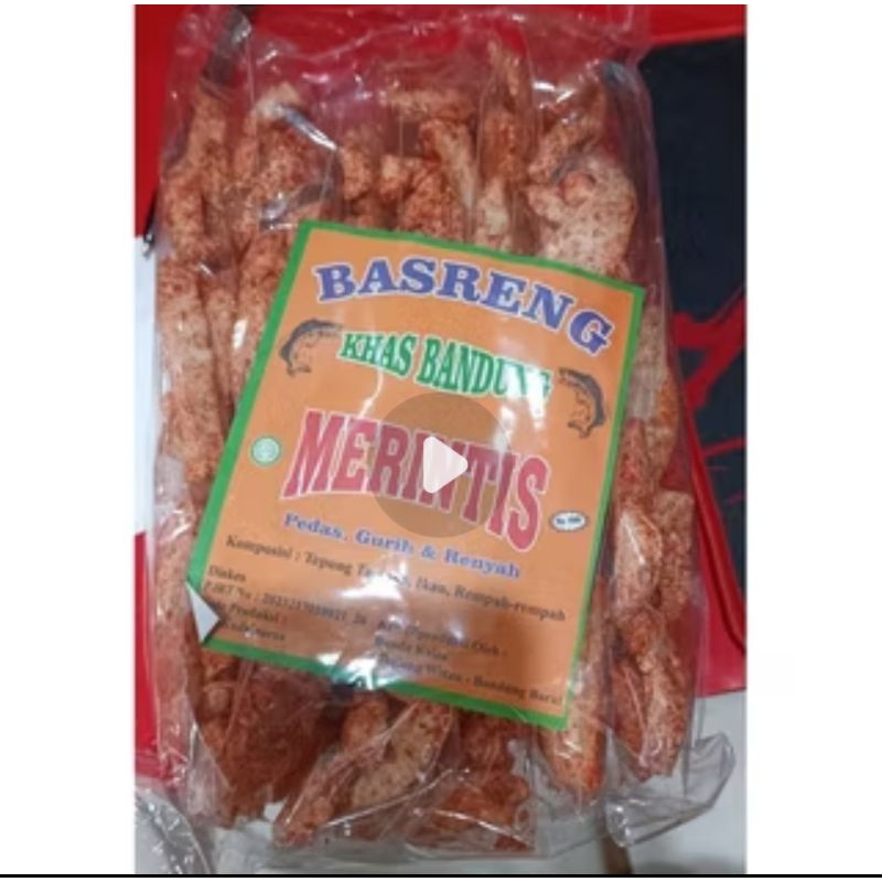 

Basreng Merintis Baso Ikan Goreng 1 Pack Isi 12 Pcs