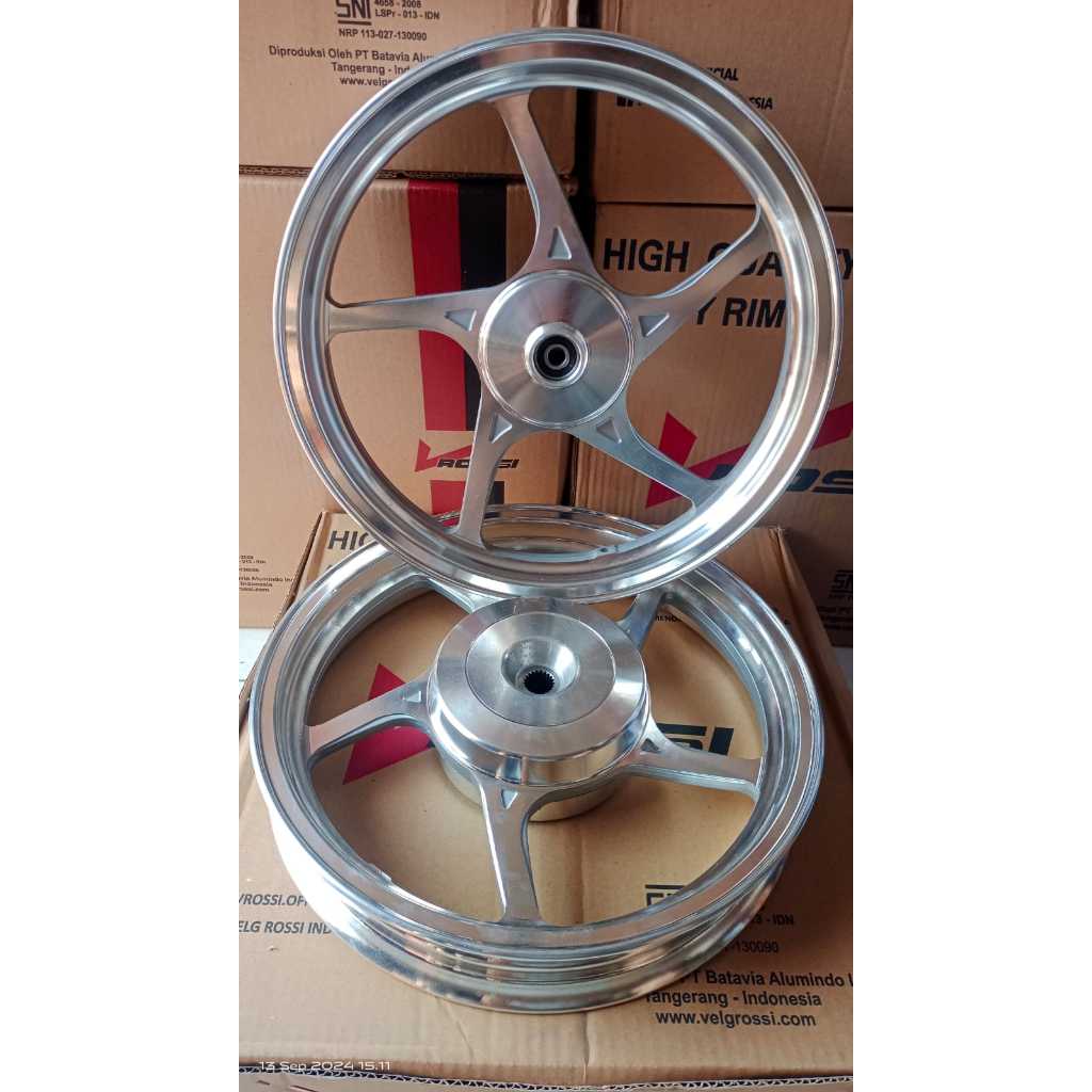 VELG VROSSI SOLIKIN VARIO 110/BEAT SILVER CNC