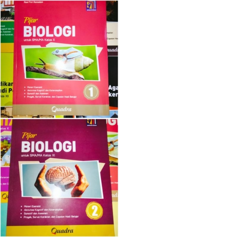 Buku Latihan Quadra Pijar Biologi SMA Kelas 10-12 Kurikulum Merdeka