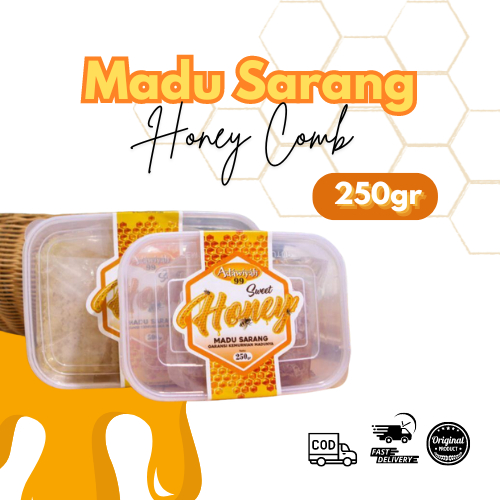 

MADU SARANG SARANG MADU ASLI MURNI 250 GRAM ASLI | MEMBANTU KOLESTROL JAHAT MELINDUNGI FUNGSI HATI