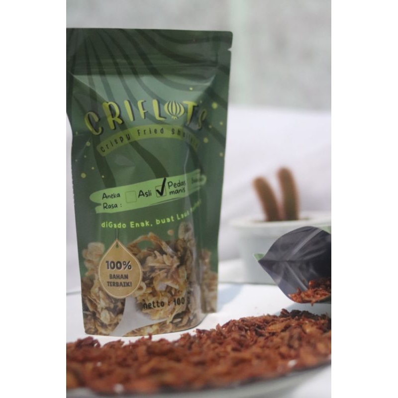 

BAWANG GORENG Criflots 100 g bervarian rasa