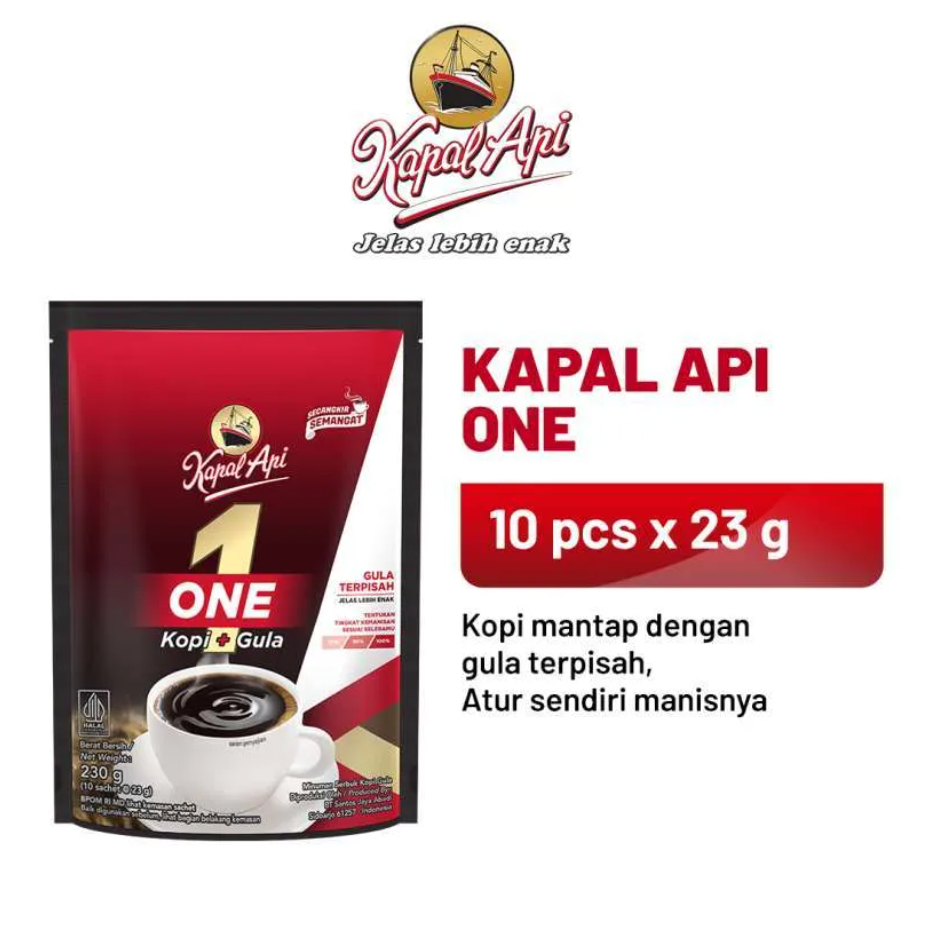 

Kopi Kapal Api ONE 1 Bag 10s x 23gr