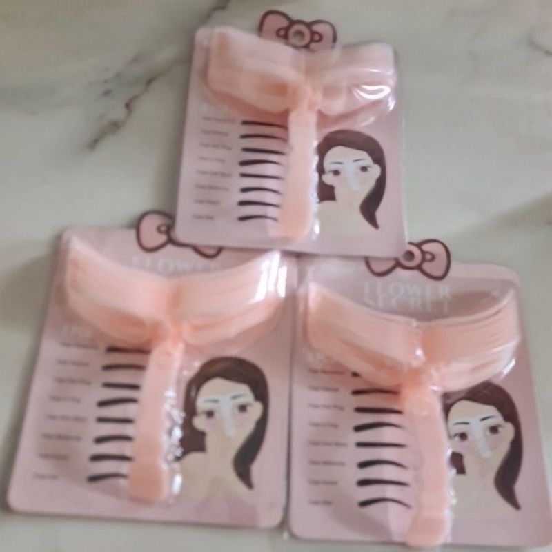cetakan alis 8 in 1 bahan plastik kokoh