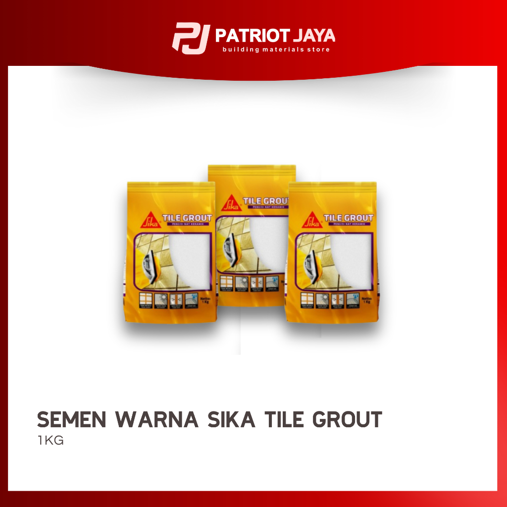 SEMEN NAT WARNA 1 KG SIKA TILE GROUT